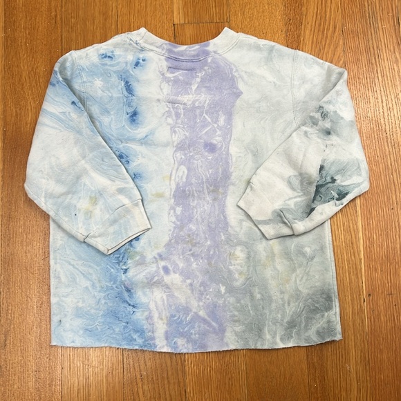Kids Rachel Comey marble tie dye sweatshirt. 
Kids 4-6 depending on kid. - Picture 2 of 2